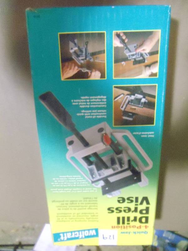 lot 129 image: NEW Quick Jaw Multi-Position Bench & Drill Press Vise by Wolcraft 3410