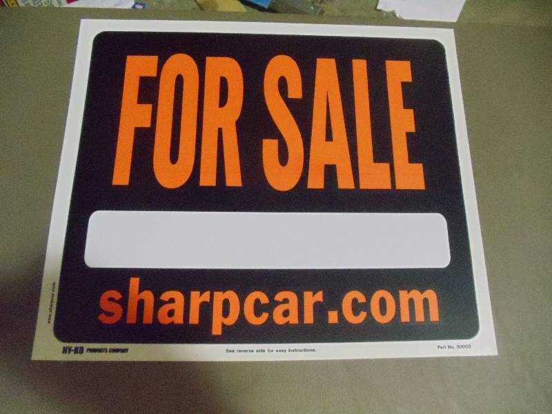 lot 141 image: NEW Approx 30 For Sale Signs with Online Service sharpcar.com