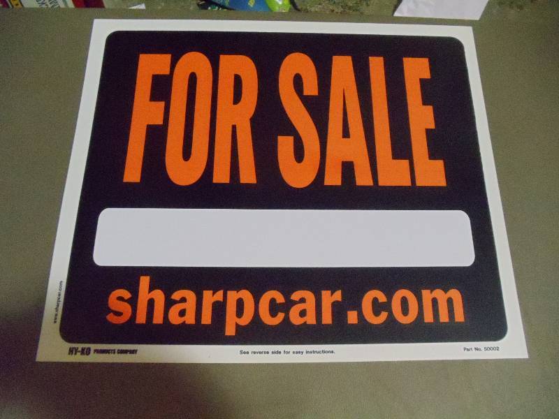 lot 143 image: NEW Approx 20 For Sale Signs with Online Service sharpcar.com