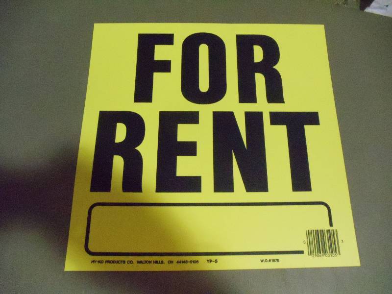lot 149 image: NEW Qty 11 For Rent Signs