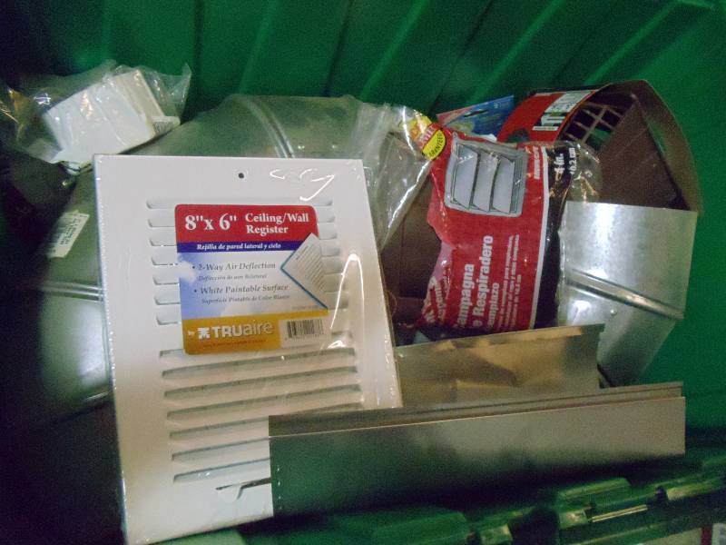 lot 220 image: NEW Entire Bin Duct Work and Covers. GREEN BIN NOT INCLUDED