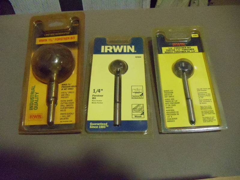 lot 261 image: NEW Qty 3 Irwin Forstner Bits