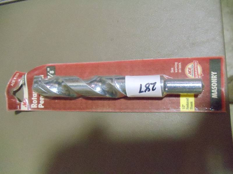 lot 287 image: NEW Masonary Drill Bit 6 in x 7  8 in 1  2 in Reduced Shank