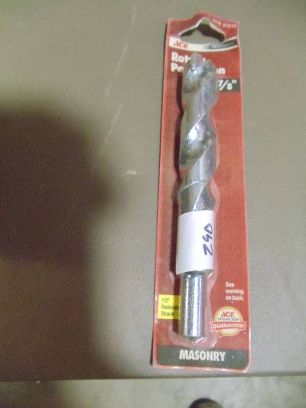 lot 290 image: NEW Masonary Drill Bit 6 in x 7  8 in 1  2 in Reduced Shank