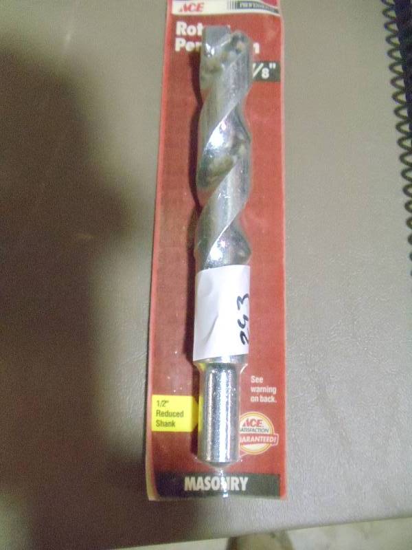 lot 293 image: NEW Masonary Drill Bit 6 in x 7  8 in 1  2 in Reduced Shank