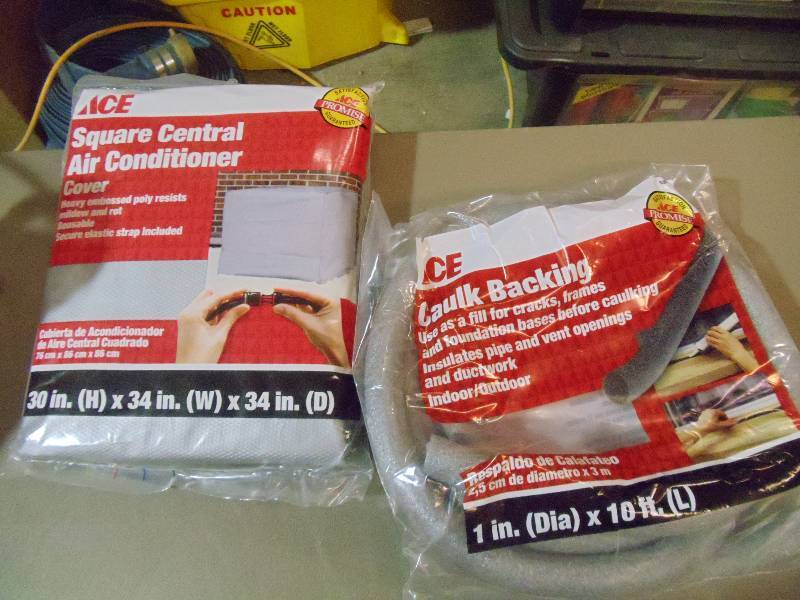 lot 325 image: NEW Qty 5 Packages of Air Conditioner Covers and Weatherstripping