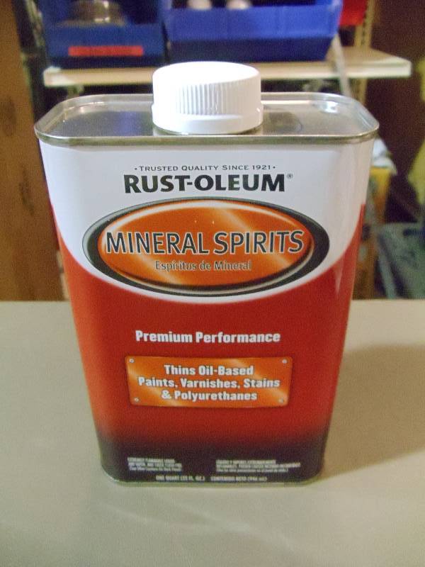 lot 384 image: NEW Qty 2 Cans RustOleum Premium Mineral Spirits, Low Oder, no Residue, Qt ea