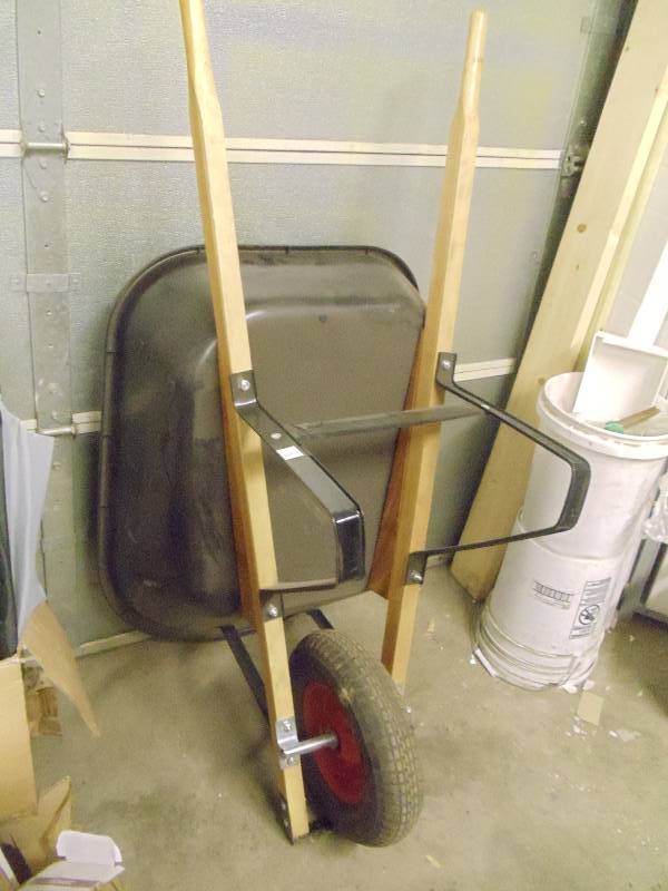 lot 398 image: NEW Black Poly Wheel Barrow Assembled
