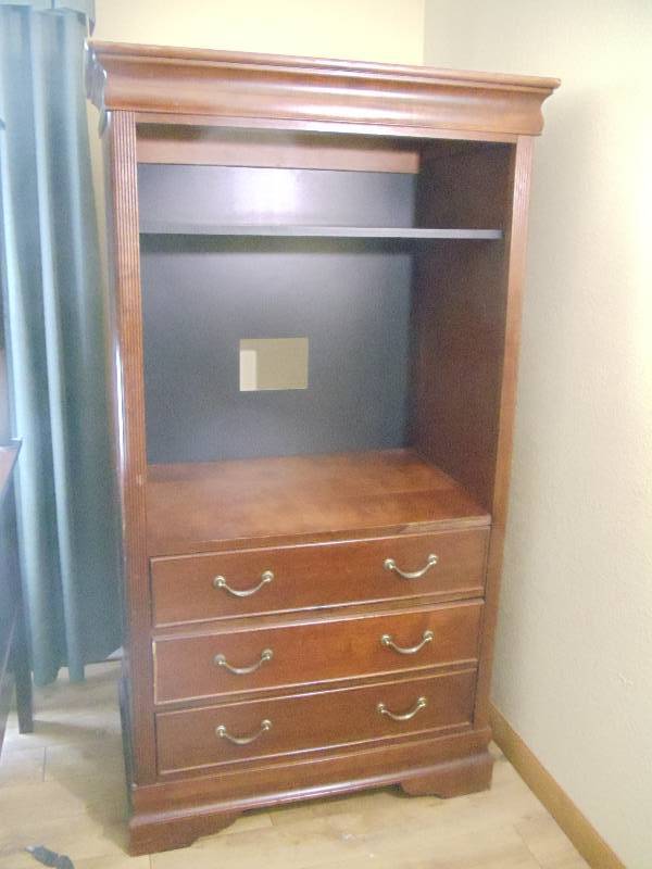 TV  Dresser armoire.