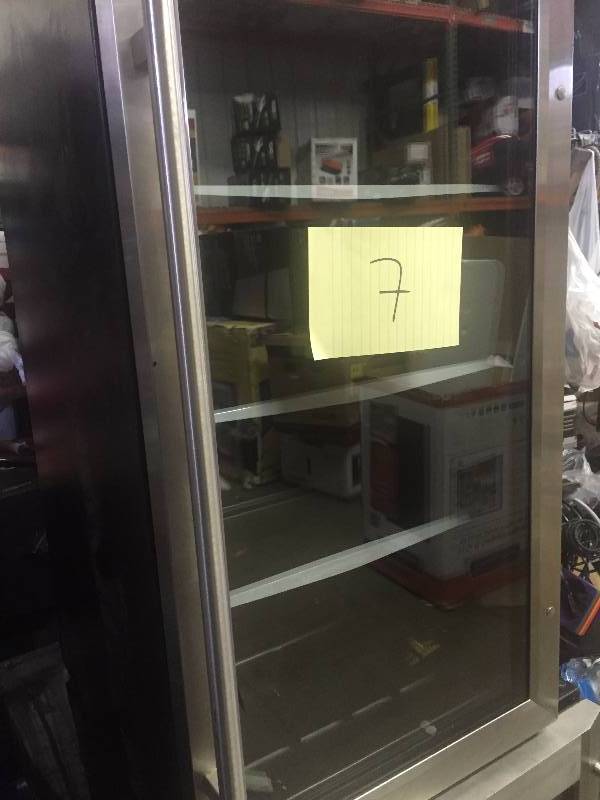 lot 7 image: Vissani 17 in. Wide 90 cans Beverage Cooler in Stainless Steel