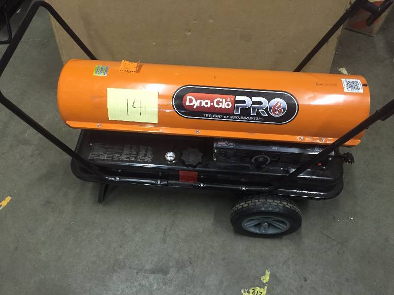 lot 14 image: 180K or 220K BTU Forced-Air Kerosene Portable Heater