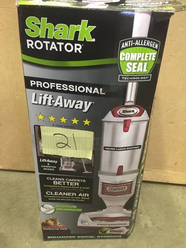 lot 21 image: Shark Rotator Professional Lift-Away Vacuum Cleaner