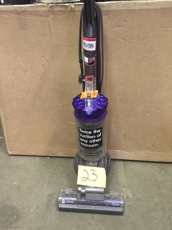lot 23 image: Dyson DC65 Animal Upright Vacuum Cleaner used tested works