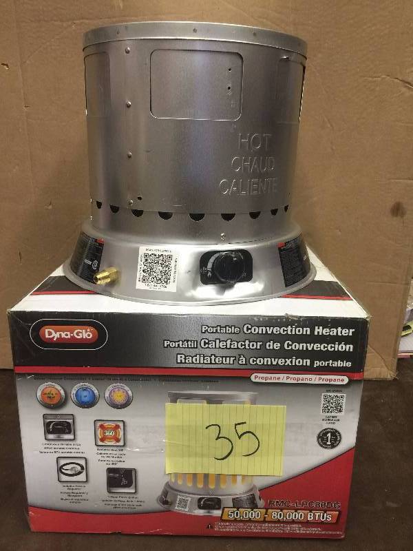 lot 35 image: Portable Convection Heater New
