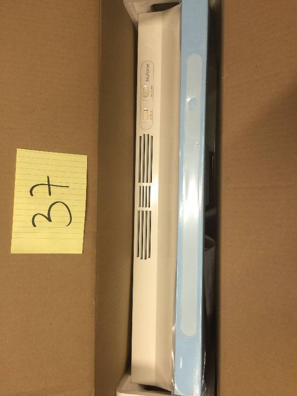 lot 37 image: Nutone Economy  Series 30 in. Convertible Range Hood in White RL6230BC New