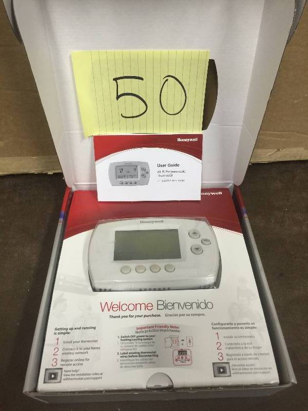 lot 50 image: Honeywell Wi FI Programable Thermostat RTH6500WF