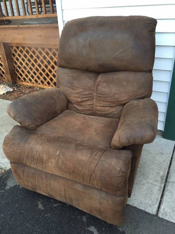 Brown Microfiber Recliner