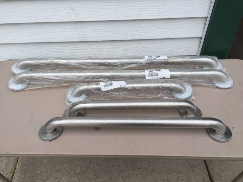 Assortment of metal Grab Bars