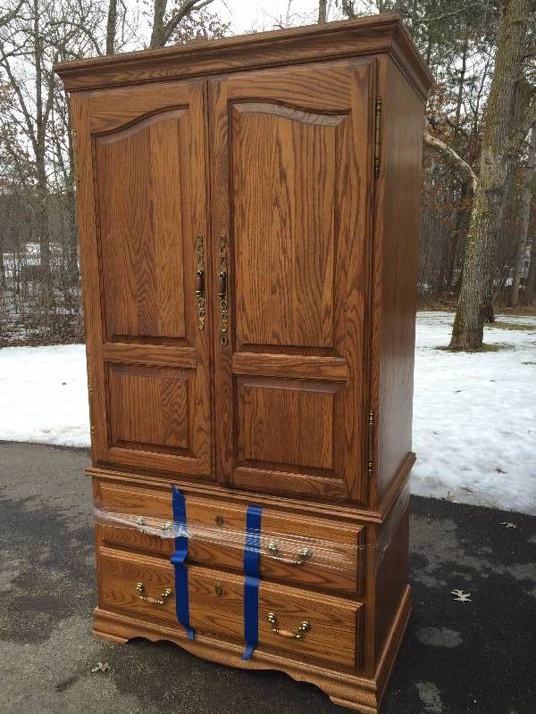 Wood Armoire