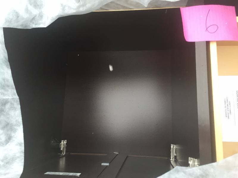 lot 6 image: Brinkhill 36 in. Vanity Cabinet Only in Chocolate New