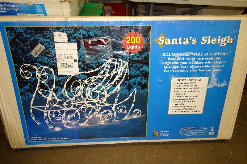 Santa Sleigh 200 lights