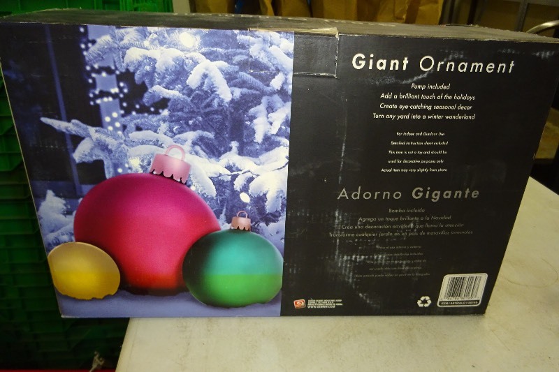 Giant ornament pump up