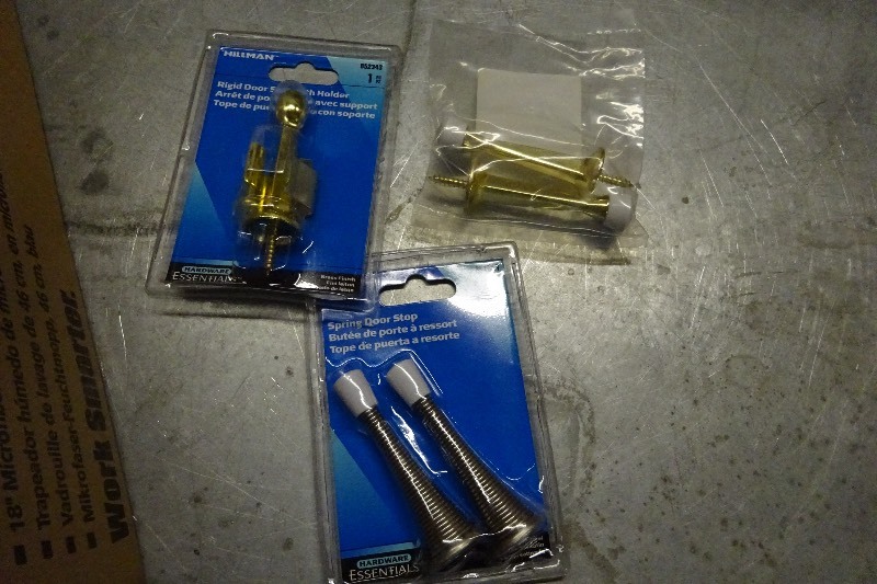 Variety spring door stops, ridgid door stop with holder