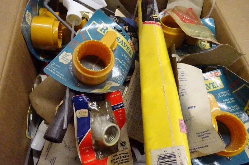Paint roller cleaner, contact paper, sprayers, and more
