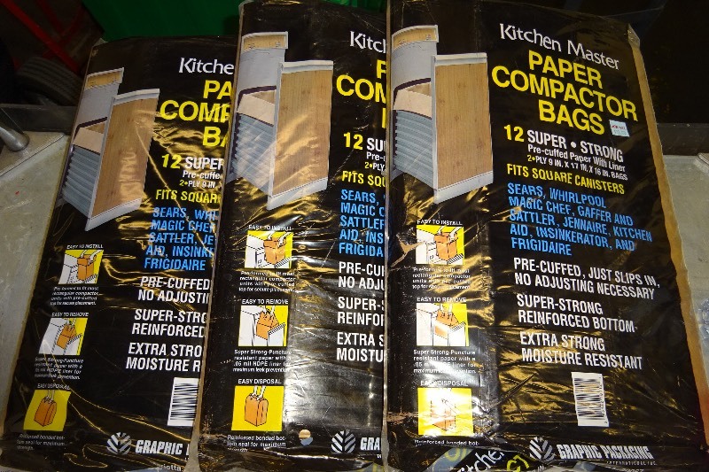 3 packages kitchen master compact bags