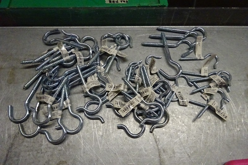 Variety of ceiling hooks