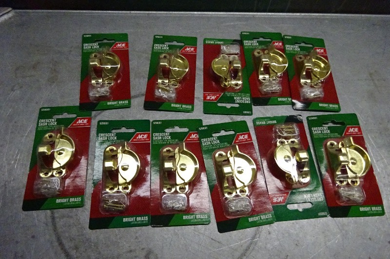 11 crescent sash locks