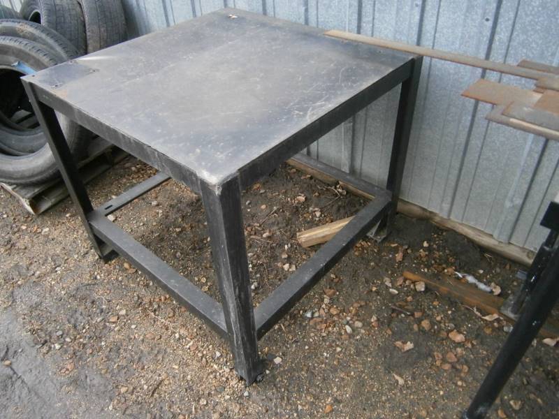lot 31 image: Steel Welding Table 3 X 3 X 3