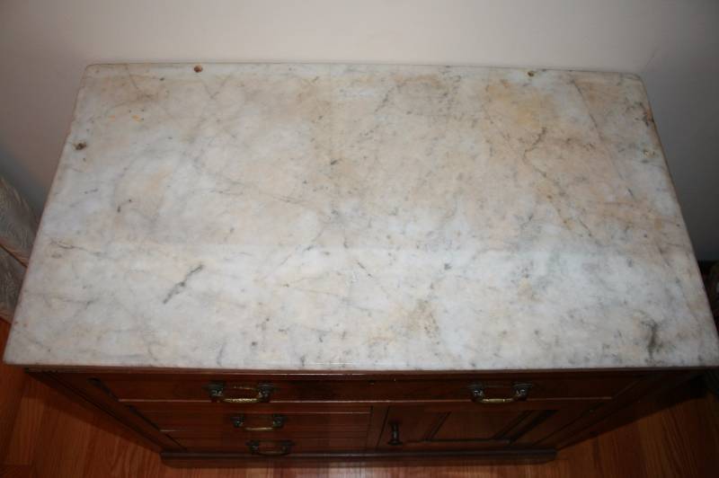 Antique Marble Top Dresser