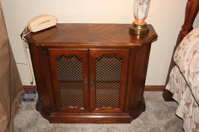 Screen Front Curio Cabinet