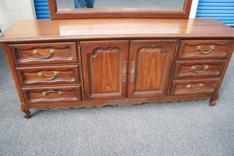 Large dresser with mirror