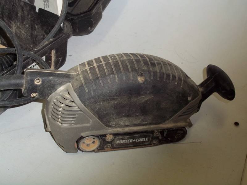 lot 2 image: porter cable belt sander 14in wcase