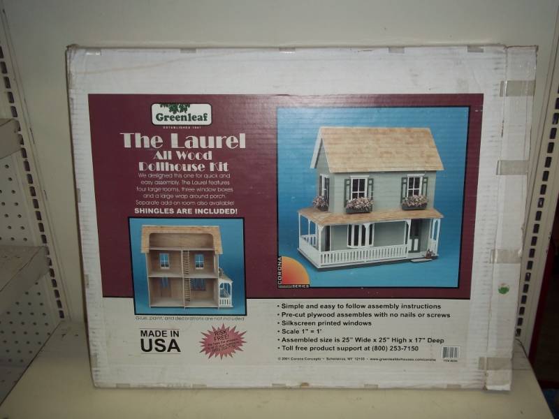 lot 11 image: doll house unassembled 25 wide 25 high 17 deep