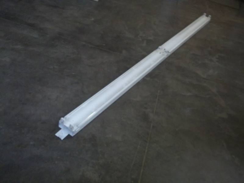 lot 110 image: Used 8 Florescent Light uses 4 - 4 T-8 Bulbs Ballast been changed to T-8
