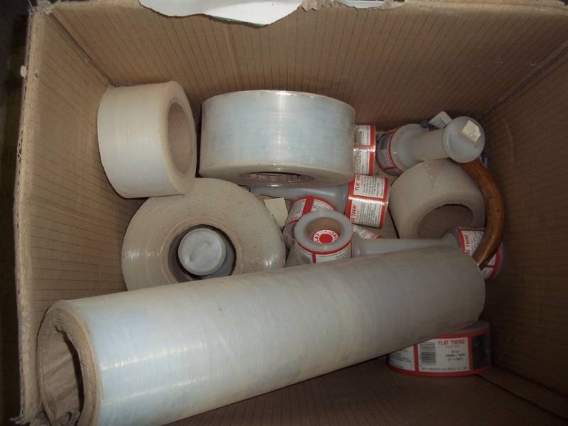 lot 193 image: assorted shrink wrap rolls