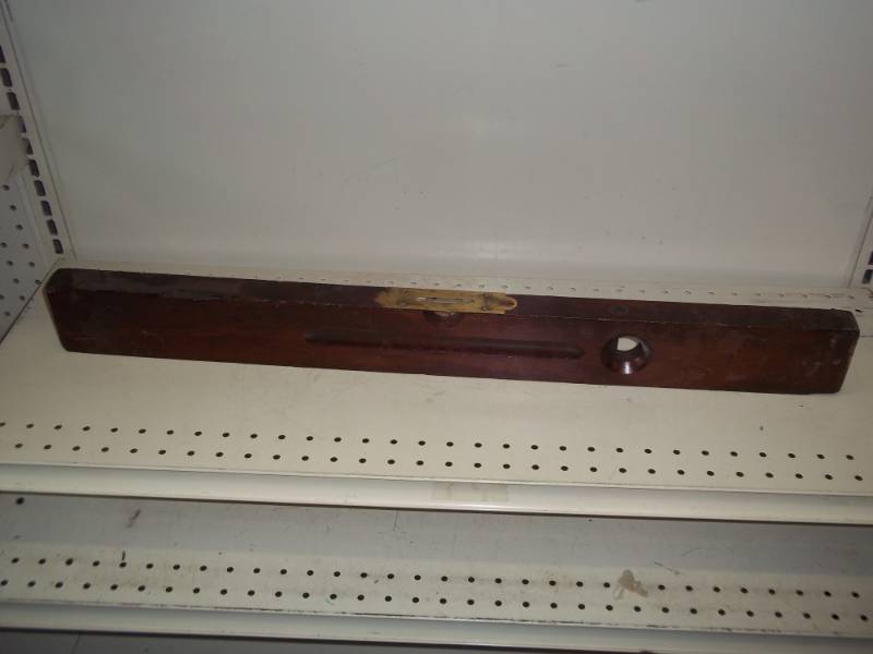 lot 219 image: vintage stanley 30 wood level