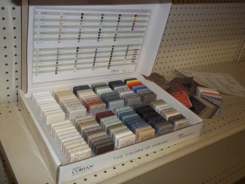lot 241 image: corian tile samples