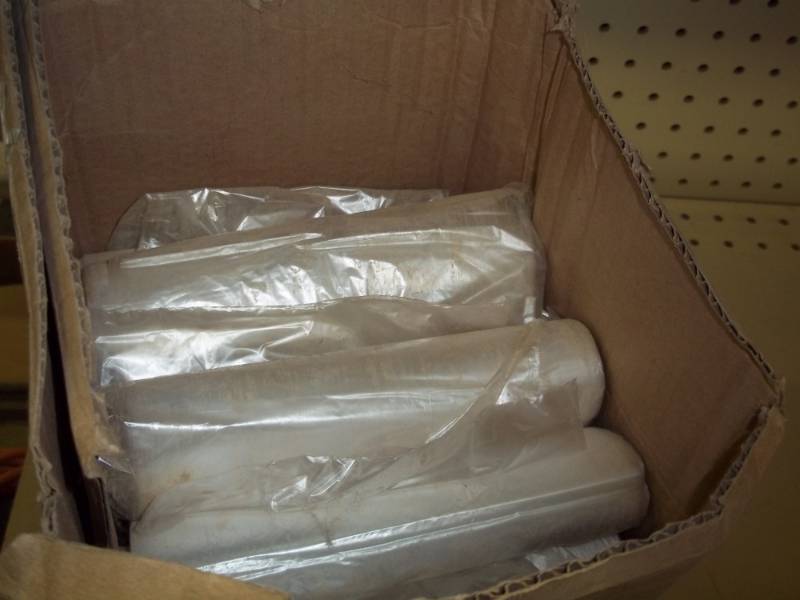 lot 249 image: 24x23 trash can liners approximately 23 of 1000ct box