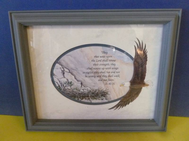 lot 38 image: Eagle Themed Picture