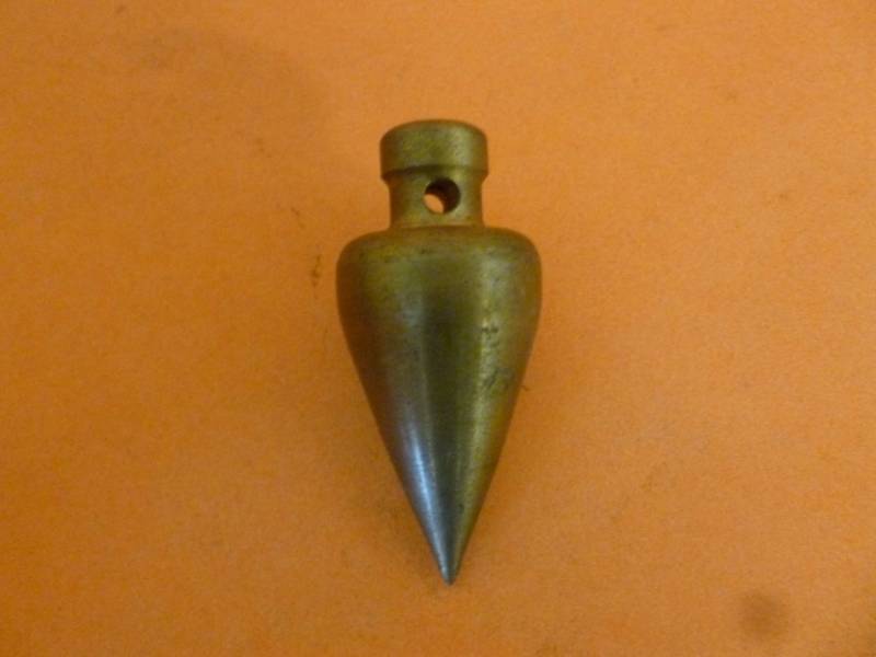 lot 261 image: Vintage Plumb Bob