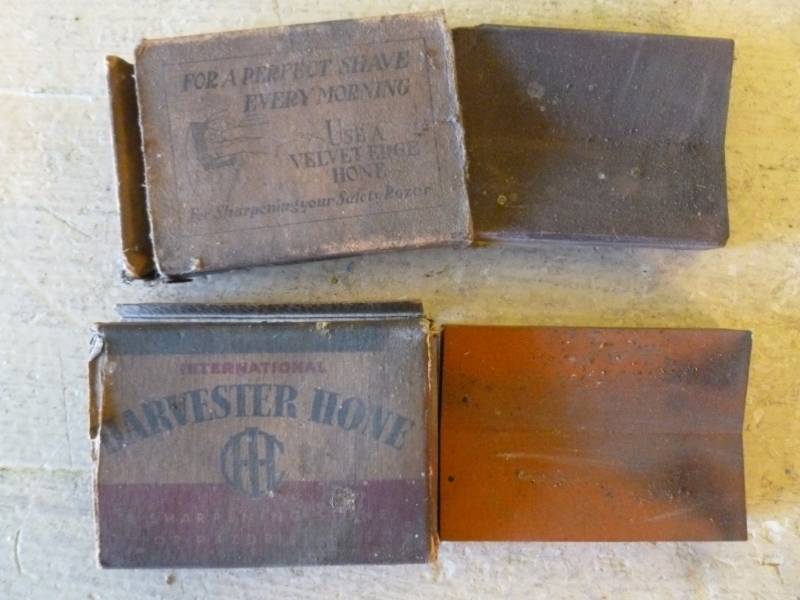 lot 340 image: Vintage Sharpening Stones