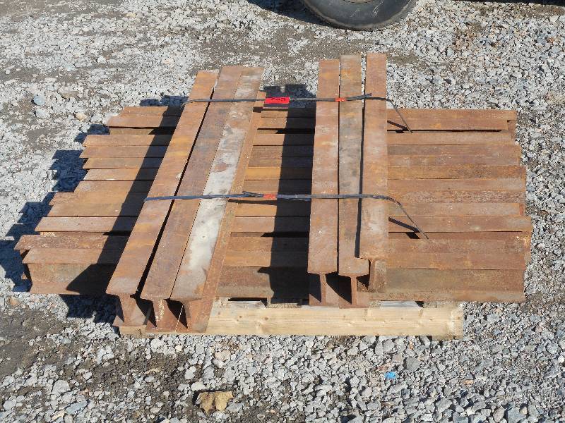 Pallet Of (18) 3x4x52 Steel I-Be...