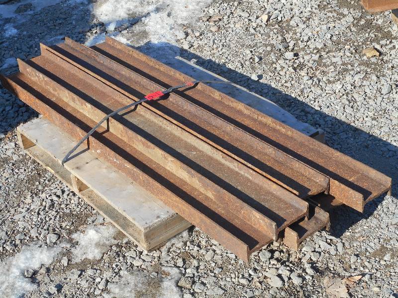 Pallet Of (7) 3x6x72 Steel I-Bea...