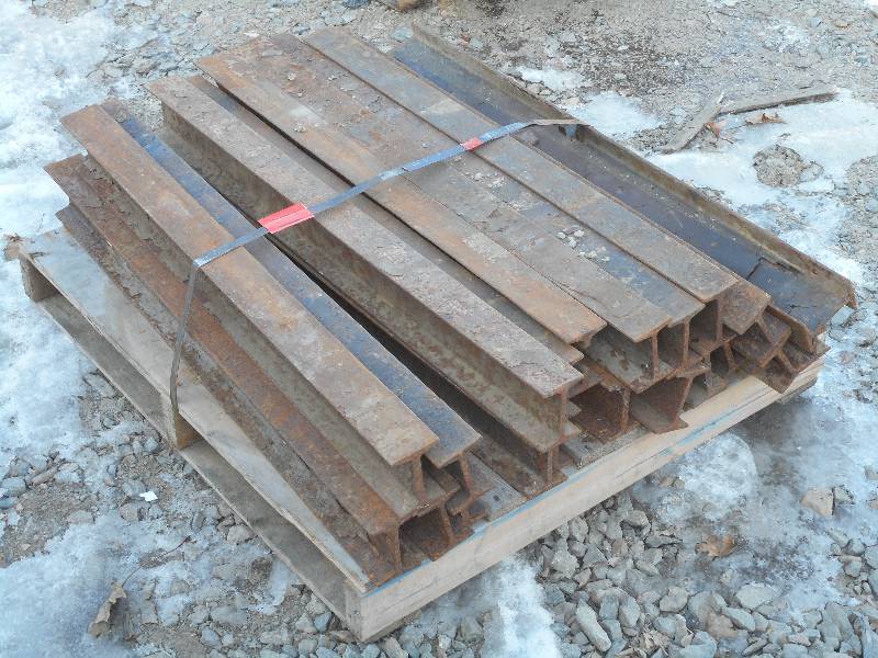 Pallet Of (23) 3x4x40 Steel I-Be...