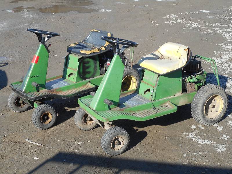 Lot Of (2) John Deere Riding Lawn M...