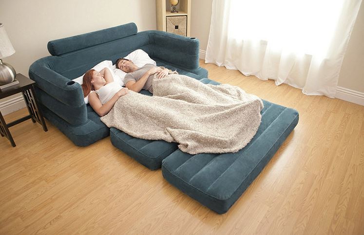 Intex Plush Pull-Out Inflatable Sofa